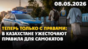 Самокаты только по правам: в Казахстане вводят новые ограничения | 08.05.2026