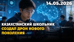 Казахстанский школьник создал дрон нового поколения | Новости Казахстана 14.05.2026