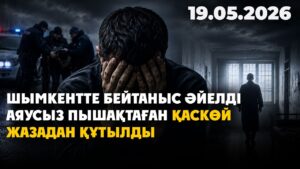 Шымкентте бейтаныс әйелді аяусыз пышақтаған қаскөй жазадан құтылды | 19.05.26 — Күндізгі жаңалықтар