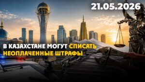 В Казахстане могут списать неоплаченные штрафы | 21.05.2026 — Дневные новости