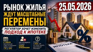 В Казахстане изменят условия выдачи ипотечных кредитов | 25.05.2026