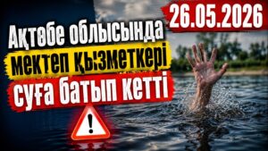 Ақтөбе облысында мектеп қызметкері суға батып кетті | 26.05.26 — Күндізгі жаңалықтар