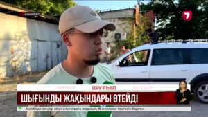 Шымкентте жеңіл көлік дүкенге соғылды