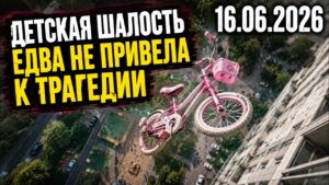 В Астане дети сбросили велосипед с 11 этажа | 16.06.2026
