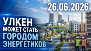Будущая АЭС превратит село Улкен в город | 26.06.2026