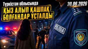 Түркістан облысында қыз алып қашпақ болғандар ұсталды | 30.06.2026