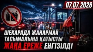 Шекарада жанармай тасымалына қатысты жаңа ереже енгізілді | 07.07.2026