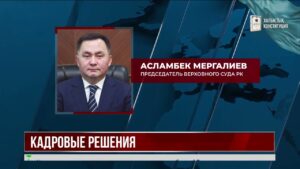 Президент объявил новые кадровые назначения в госструктурах Казахстана