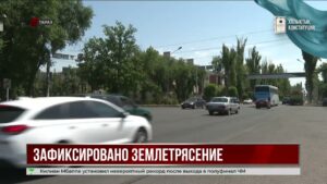 Ночью вблизи Тараза произошло землетрясение магнитудой 4,5