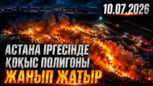Астана іргесінде қоқыс полигоны жанып жатыр | 10.07.2026