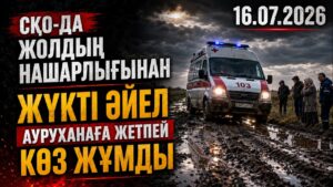 СҚО-да жолдың нашарлығынан жүкті әйел ауруханаға жетпей көз жұмды | 16.07.2026