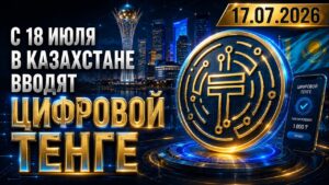 С 18 июля в Казахстане цифровой тенге вводится в полномасштабное обращение | 17.07.2026