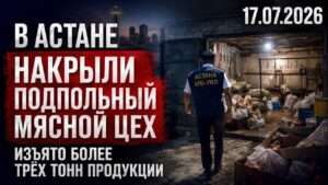 В Астане накрыли подпольный мясной цех: изъято более 3 тонн продукции | 17.07.2026