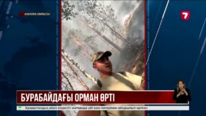 Бурабайда орман алқабы өртенді