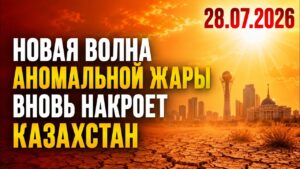Новая волна аномальной жары вновь накроет Казахстан | 28.07.2026 — Дневные новости