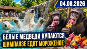 Алматинский зоопарк спасает животных от жары | 04.08.2026 — Дневные новости