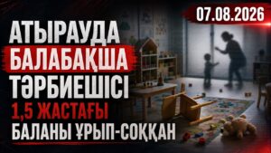 Атырауда балабақша тәрбиешісі 1,5 жастағы баланы ұрып-соққан | 07.08.2026