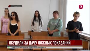 В Петропавловске девушка получила условный срок за ложные показания