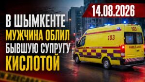 В Шымкенте мужчина облил бывшую супругу кислотой | 14.08.2026