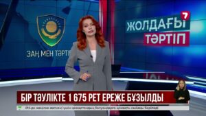 Алматыда бір тәулікте 1 675 жол ережесін бұзу дерегі анықталды