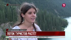 Кольсайские озёра привлекли рекордный поток туристов