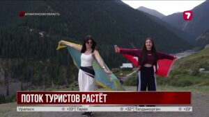 Кольсайские озёра приняли рекордное число туристов