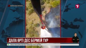 Қарағанды құтқарушылары табиғи өртпен арпалысып жатыр