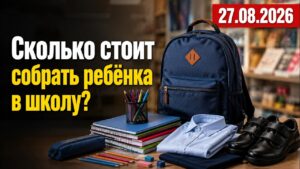 Сколько стоит собрать ребёнка в школу в 2026 году | 27.08.2026