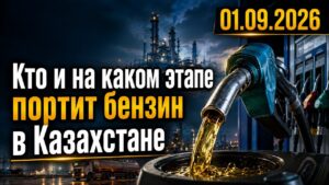Кто и на каком этапе портит бензин в Казахстане | 01.09.2026
