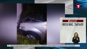 Қазығұрт асуында жүк көлігі түгел жанып кетті
