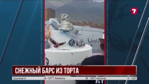 На Играх кочевников приготовили двухметровый торт