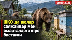 ШҚО-да аюлар саяжайлар мен омарталарға кіре бастаған | 09.09.2026