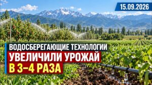 Аграрии Алматинской области экономят воду на полях | 15.09.2026 — Дневные новости