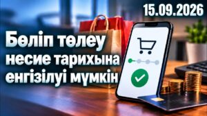 Ұлттық банк бөліп төлеуді де несие тарихына енгізуді ұсынды | 15.09.2026