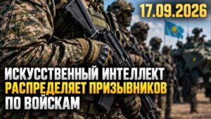 Искусственный интеллект начал распределять казахстанских призывников по войскам | 17.09.2026