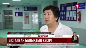 Маңғыстауда ысталған балық жеген отбасы жансақтау бөліміне түсті