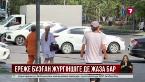 Қазақстанда жүргізушілерге балдық жүйе енгізілмек