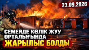 Семейде көлік жуу орталығында жойқын жарылыс болды | 23.09.2026