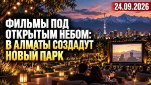 В Алматы создадут парк казахстанского кино под открытым небом | 24.09.2026 — Дневные новости