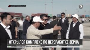 В Алматинской области запустили крупнейший комплекс по переработке зерна