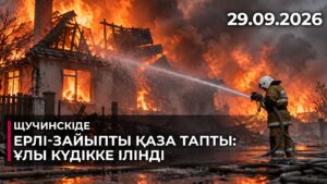 Щучинскіде өрттен ерлі-зайыпты қаза тапты: ұлы күдікке ілінді | 29.09.2026