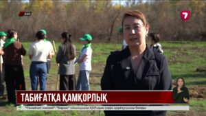 Оралдағы Хан тоғайын қалпына келтіруге оқушылар атсалысып жатыр