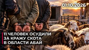 11 человек осудили за кражу скота в области Абай | 01.10.2026
