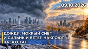 Казахстанцев предупредили о резкой смене погоды | 09.10.2026 — Дневные новости