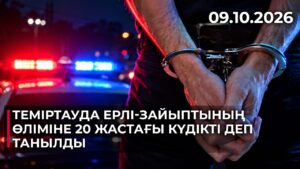 Теміртауда ерлі-зайыптының өліміне 20 жастағы күдікті деп танылды | 09.10.2026