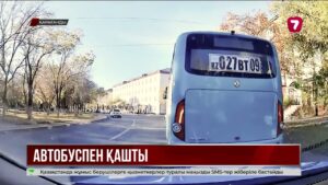 Қарағандыда мас күйінде жолаушылар автобусын тізгіндеген жүргізуші полициядан қашқан