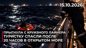 Туристка прыгнула с круизного лайнера и выжила в море | 15.10.2026
