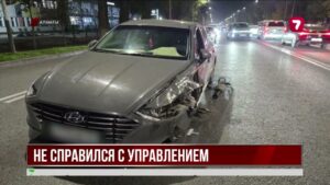Пять человек пострадали в массовом ДТП на проспекте Суюнбая в Алматы