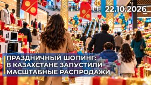 Праздничный шопинг: в Казахстане запустили масштабные распродажи | 22.10.2026 — Дневные новости