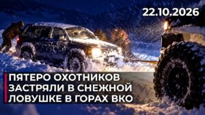 Пятеро охотников застряли в снежной ловушке в горах ВКО | 22.10.2026